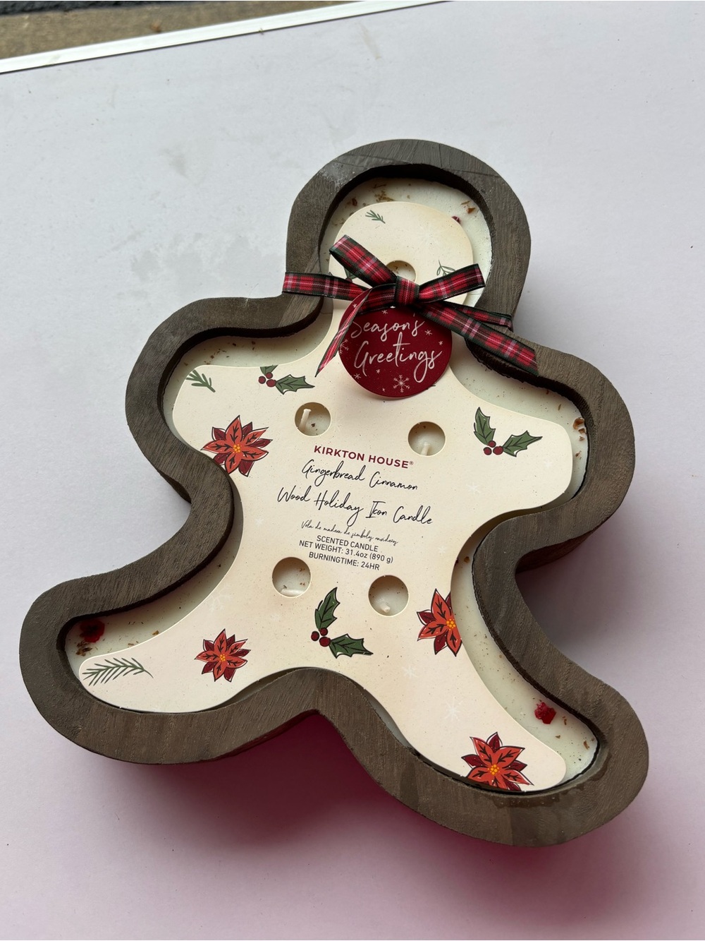 Gingerbread Cinnamon Holiday Candle